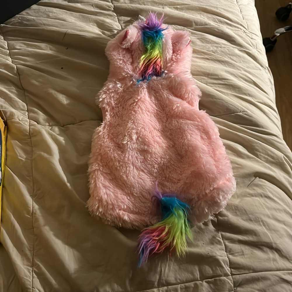 Unicorn dog costume 🦄